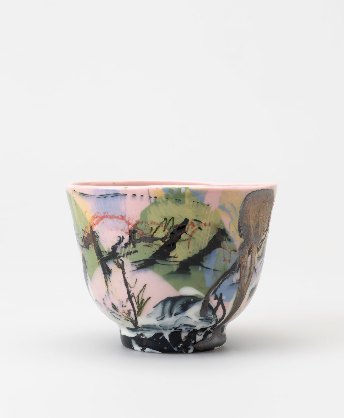 RUBY PILVEN - LARGE SLIP CAST CUP - 04