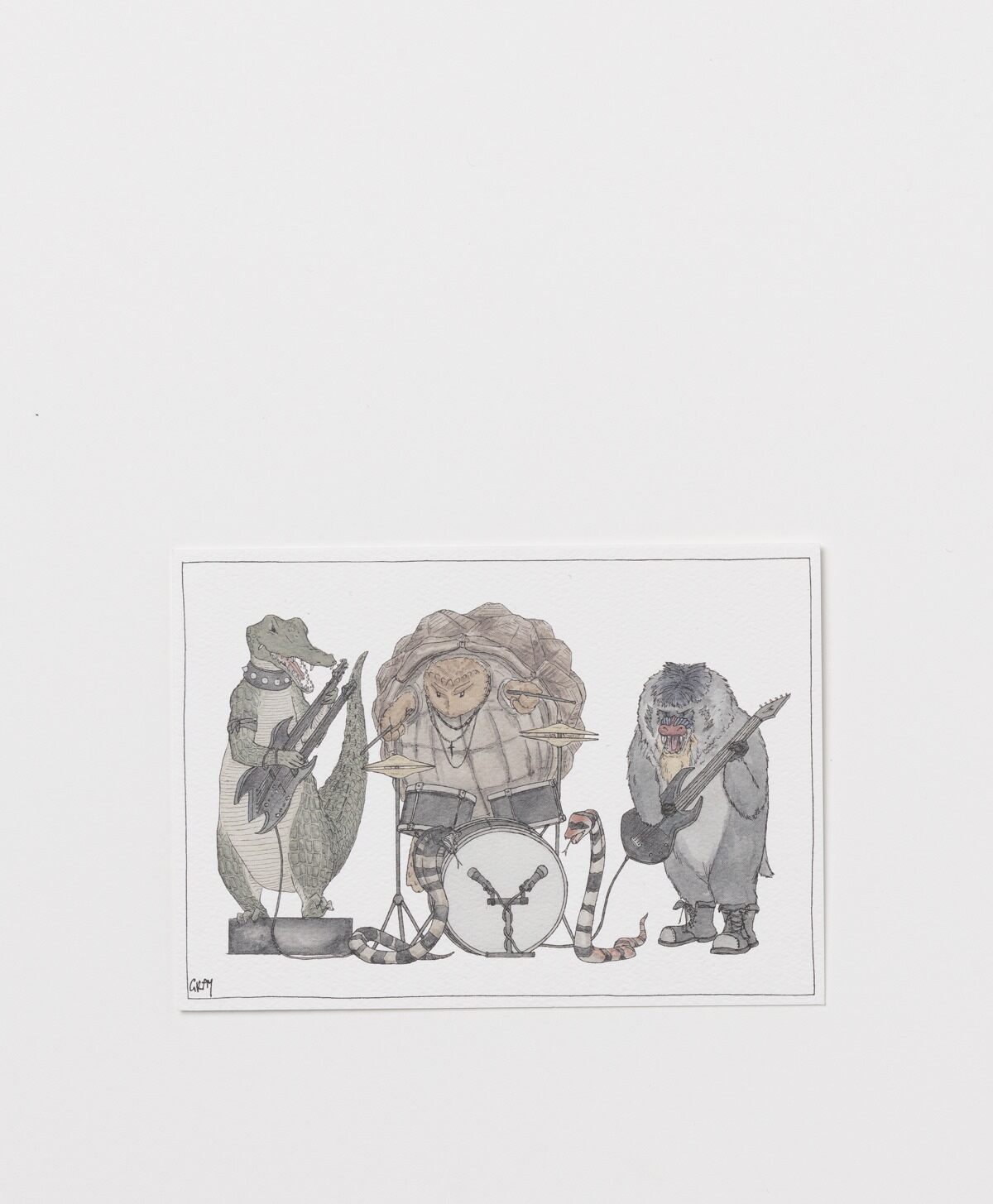 THE ROCKERS - ERLENMEYER ART CARD