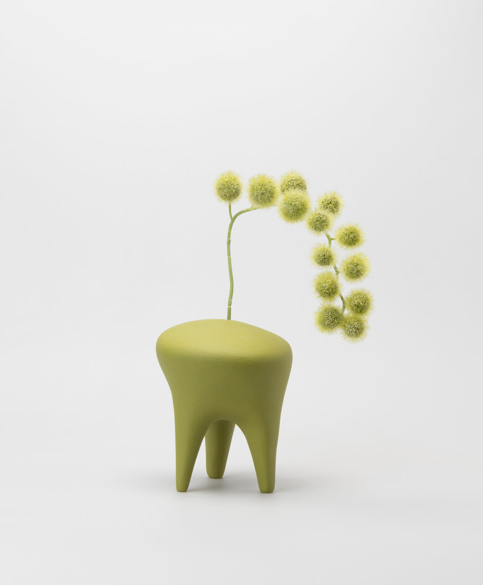 BUZZBY AND FANG - MINEY VASE - LIME