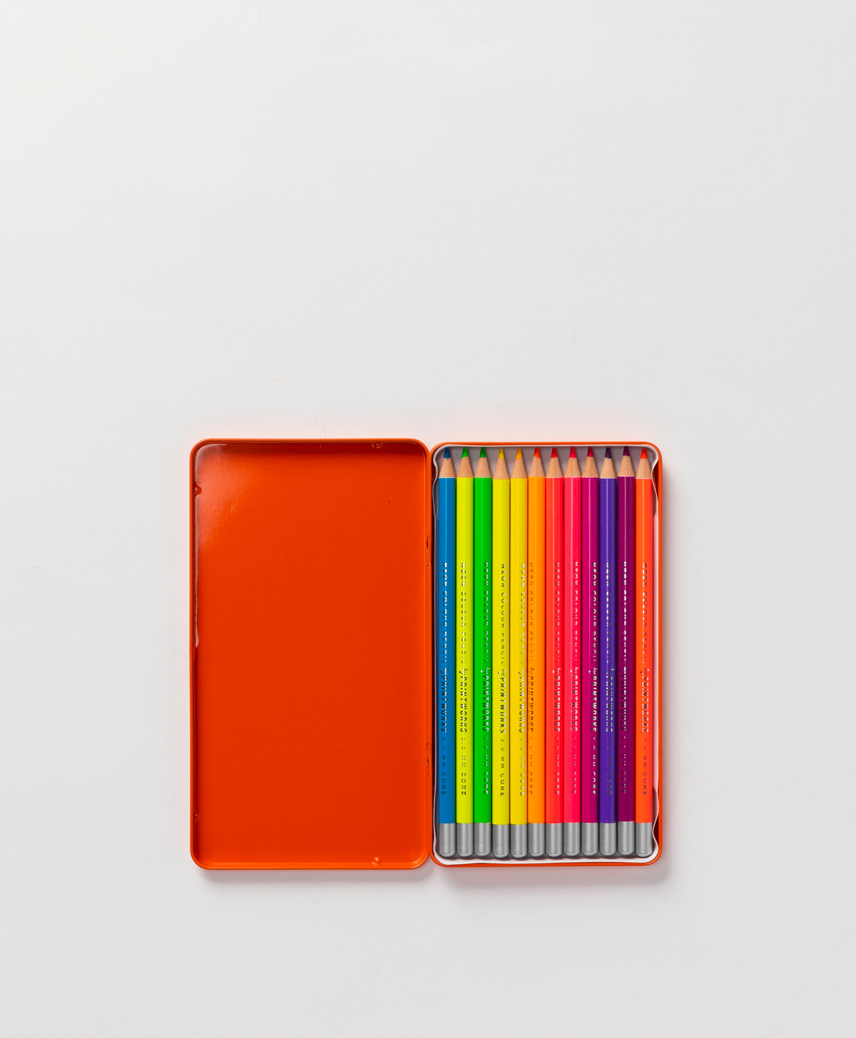 PRINTWORKS - COLOUR PENCILS SET OF 12 - NEON