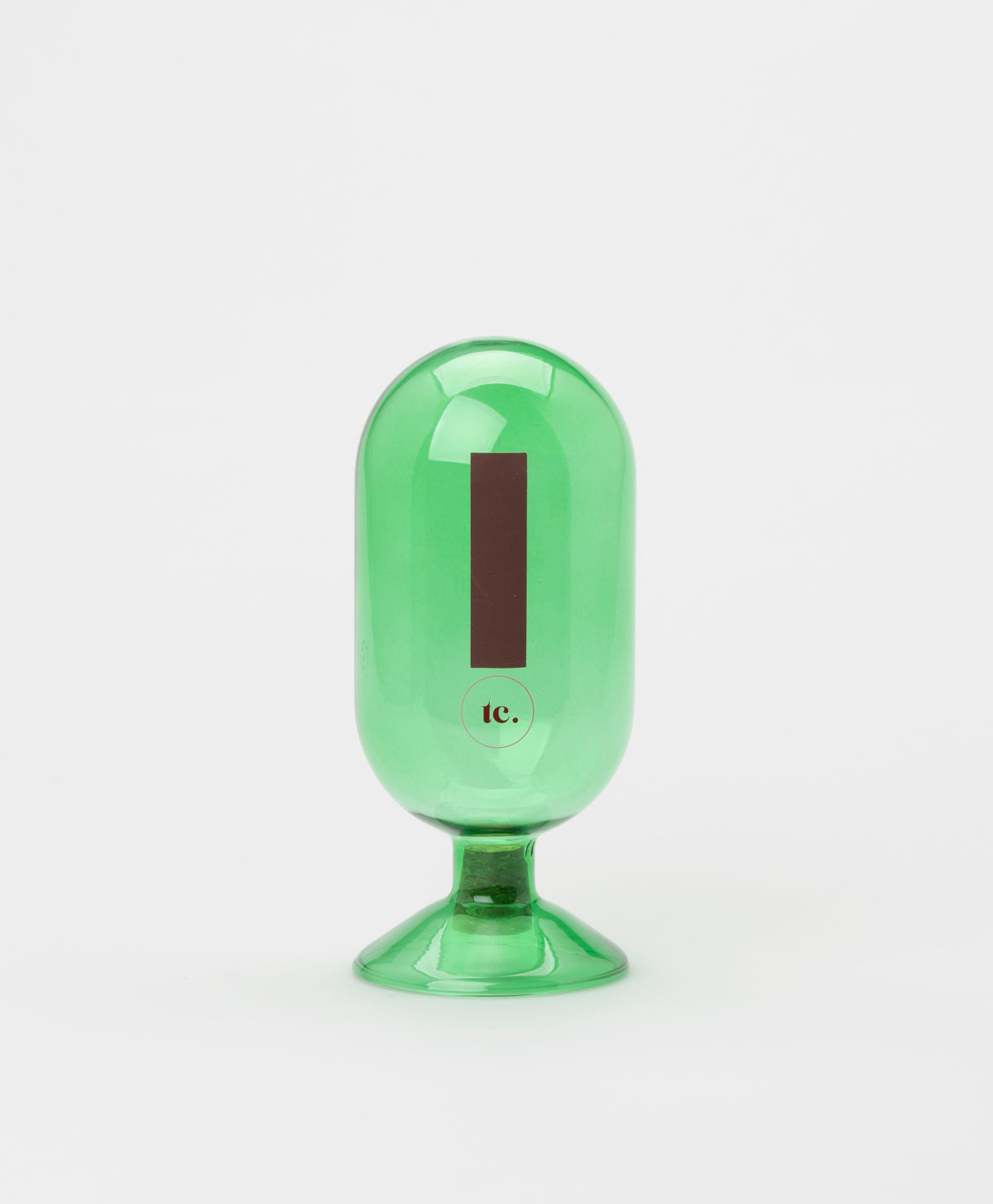 TABLE COLLECTIV - SHORT EMERALD GREEN MATCHSTIX HOLDER