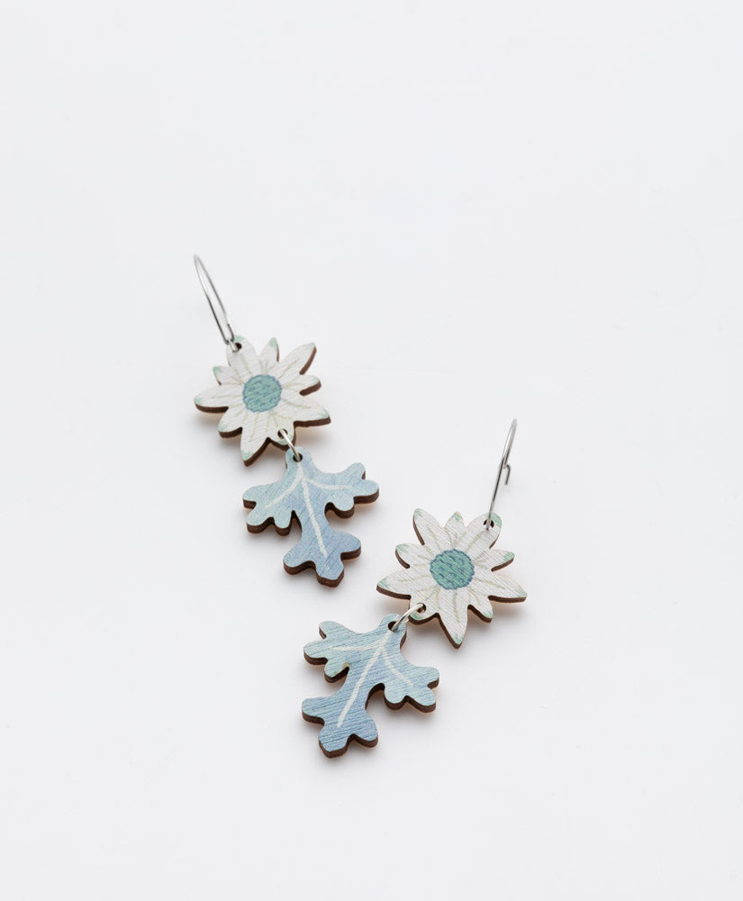 PIXIE NUT & CO - FLANNEL FLOWER HOOPS