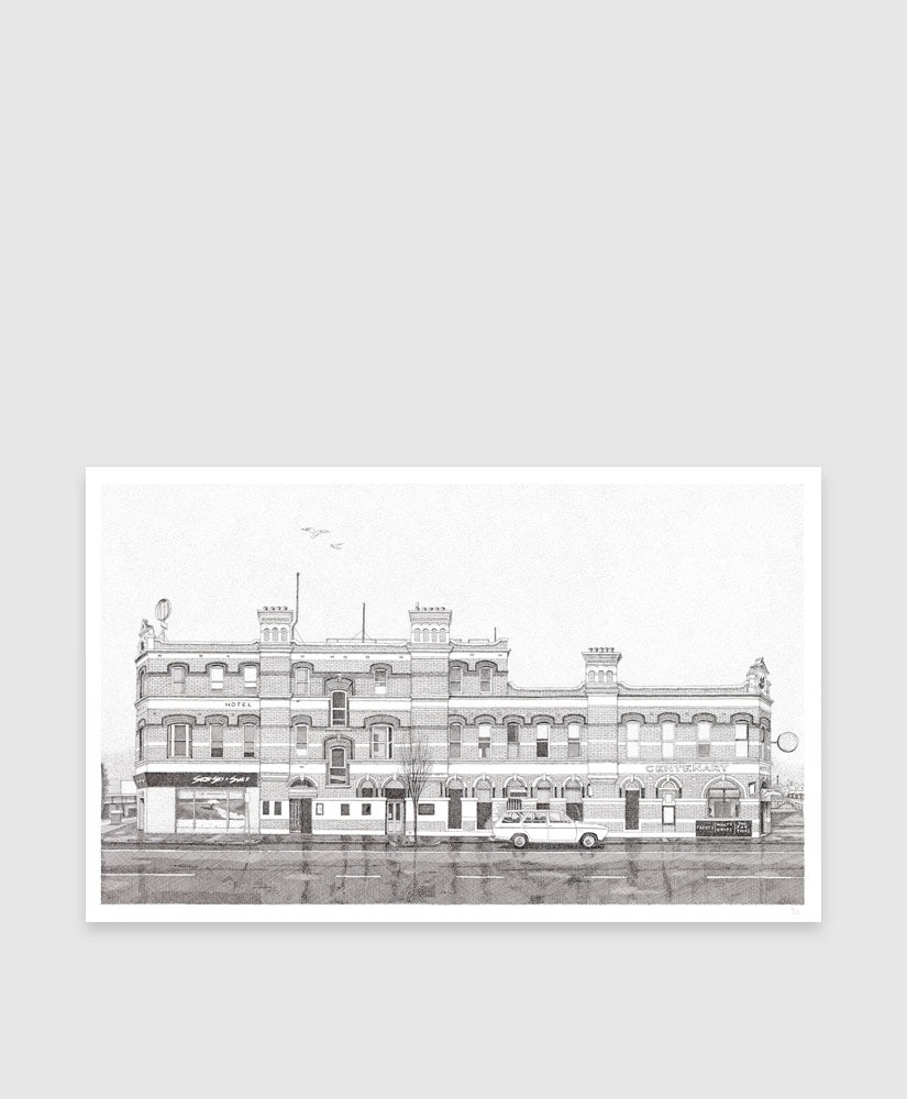 BREN LUKE - BRIDGE MALL INN OPEN EDITION PRINT