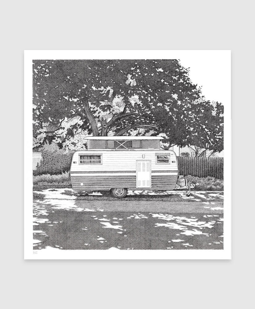 BREN LUKE - CARAVAN SOLDIERS HILL OPEN EDITION PRINT