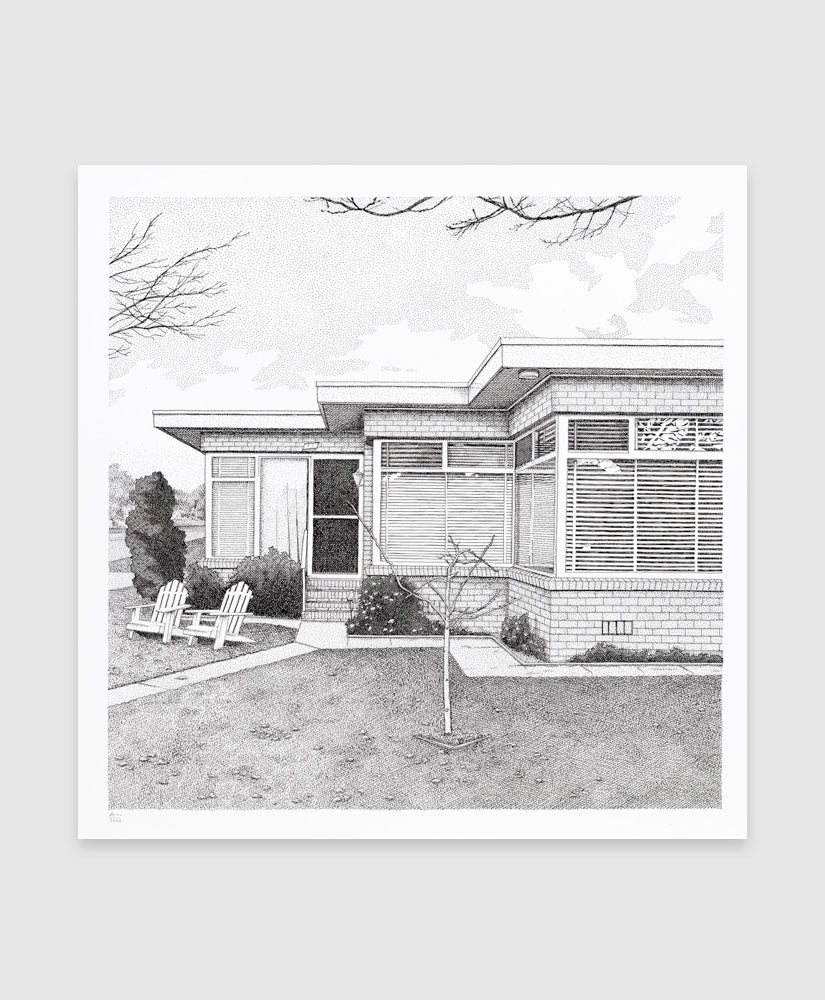 BREN LUKE - EYRE & DOVETON STREET CORNER OPEN EDITION PRINT