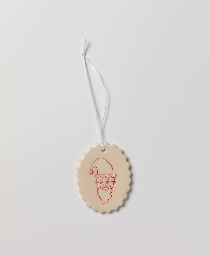 PAPER BOAT PRESS - STEPHEN MOK SANTA CHRISTMAS ORNAMENT