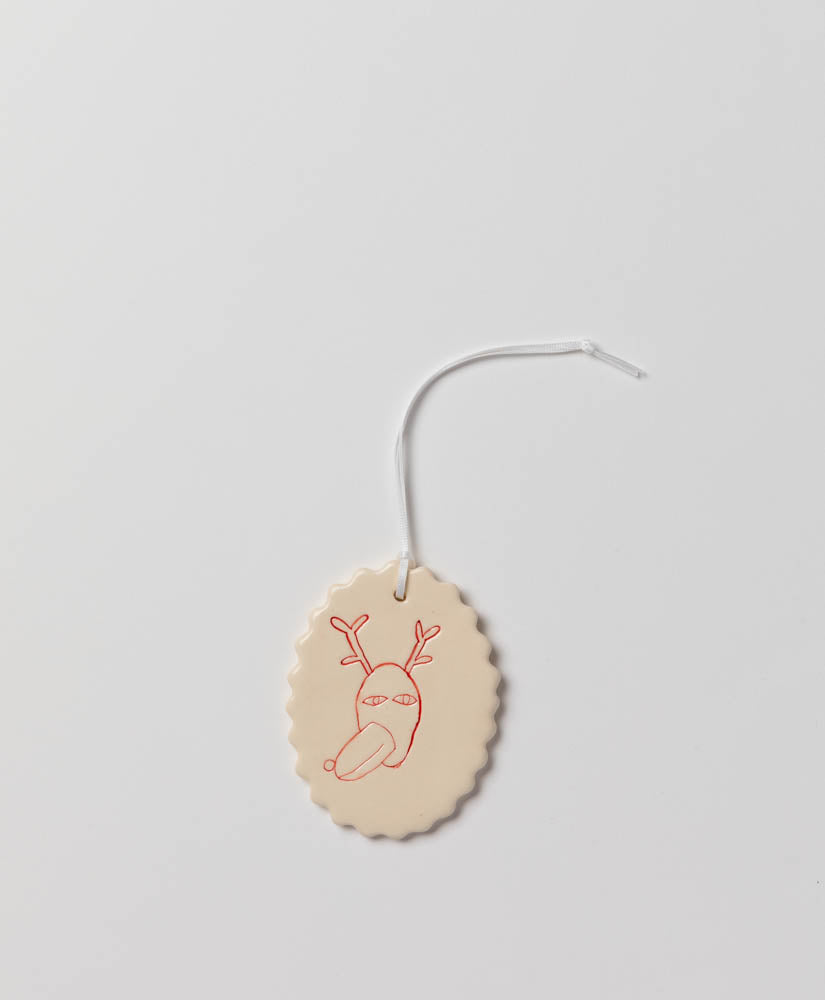 PAPER BOAT PRESS - STEPHEN MOK REINDEER CHRISTMAS ORNAMENT