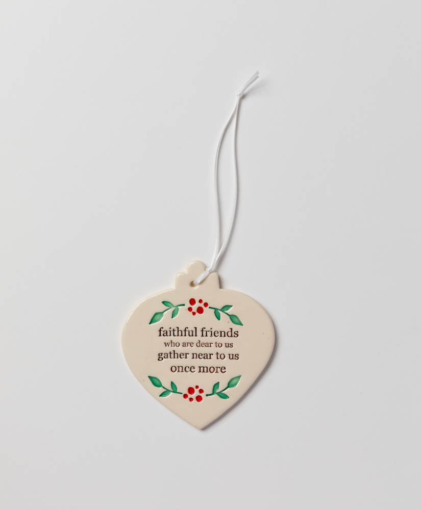 PAPER BOAT PRESS - FAITHFUL FRIENDS CHRISTMAS ORNAMENT