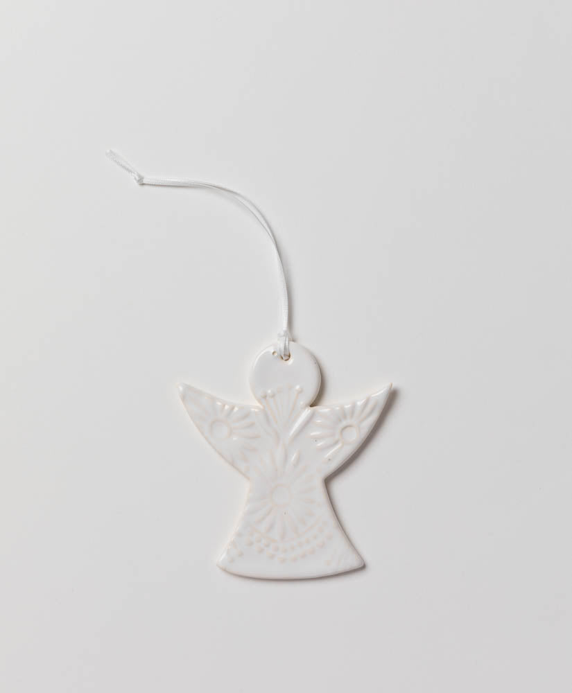 PAPER BOAT PRESS - EMBOSSED ANGEL CHRISTMAS ORNAMENT