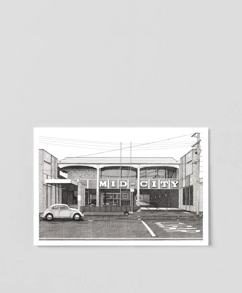 BREN LUKE - MID CITY OPEN EDITION PRINT
