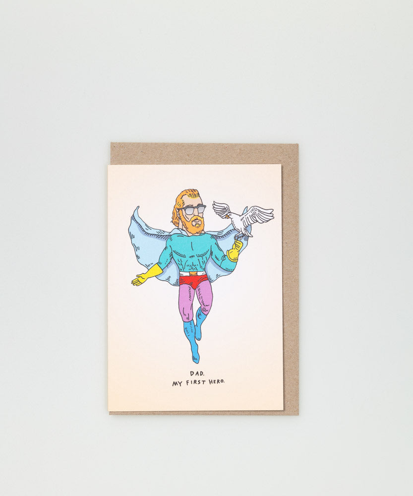FIRST HERO - WALLY PAPER CO CARD