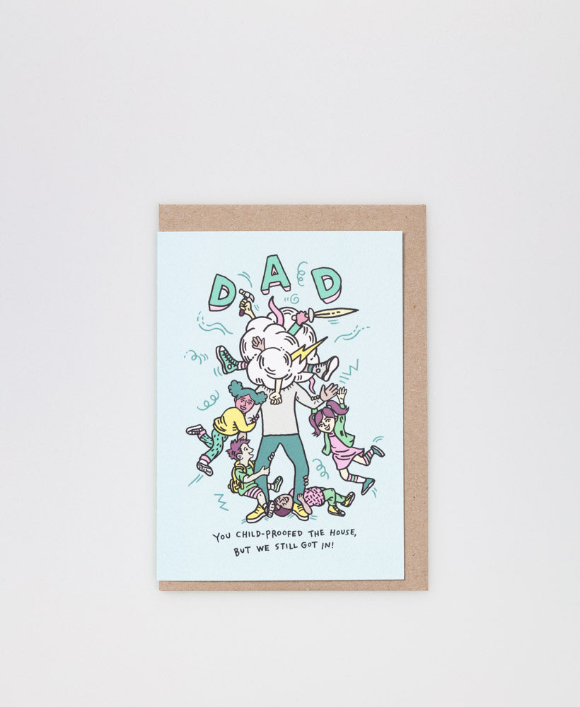 CHILD-PROOF - WALLY PAPER CO CARD
