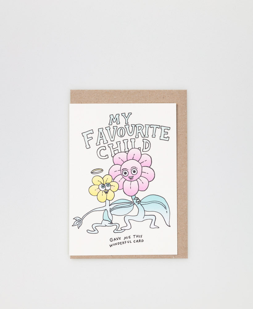 FAVOURITE CHILD - WALLY PAPER CO CARD