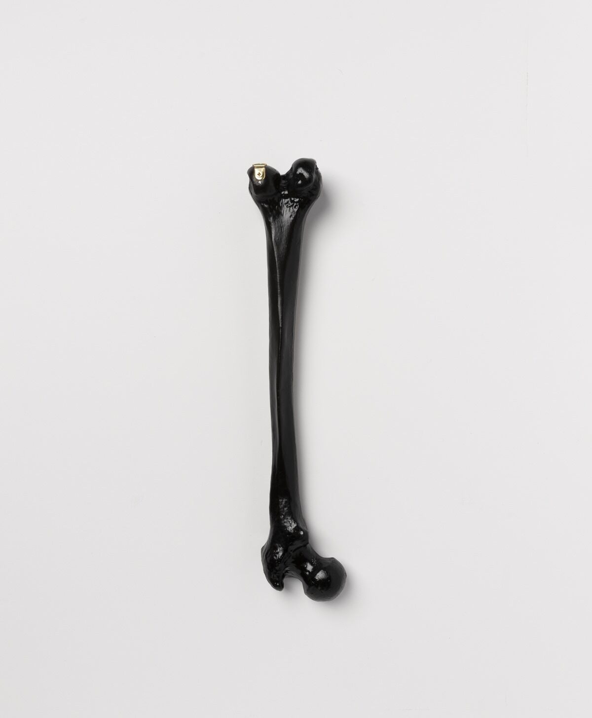 THE BLACKENED TEETH - BLACK & GOLD NOT TODAY SATAN FEMUR BONE WALL HANGING