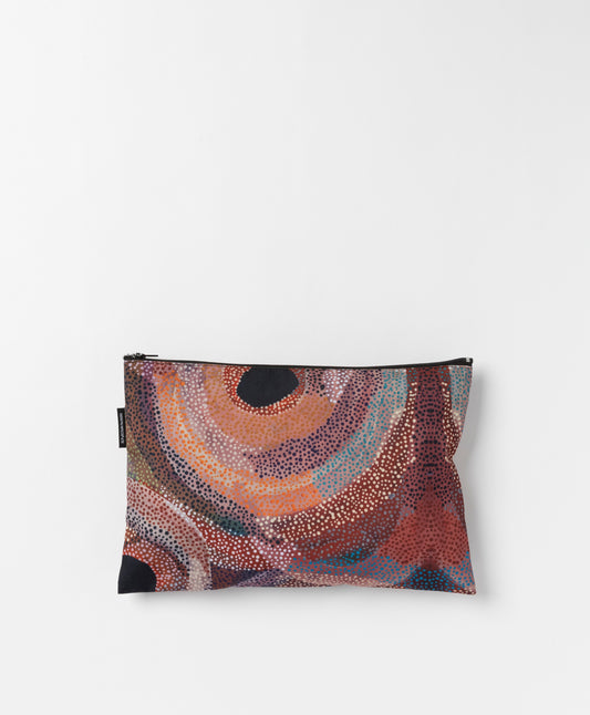 ALPERSTEIN DESIGNS - MARIANNE BURTON POLY/COTTON ZIP BAG