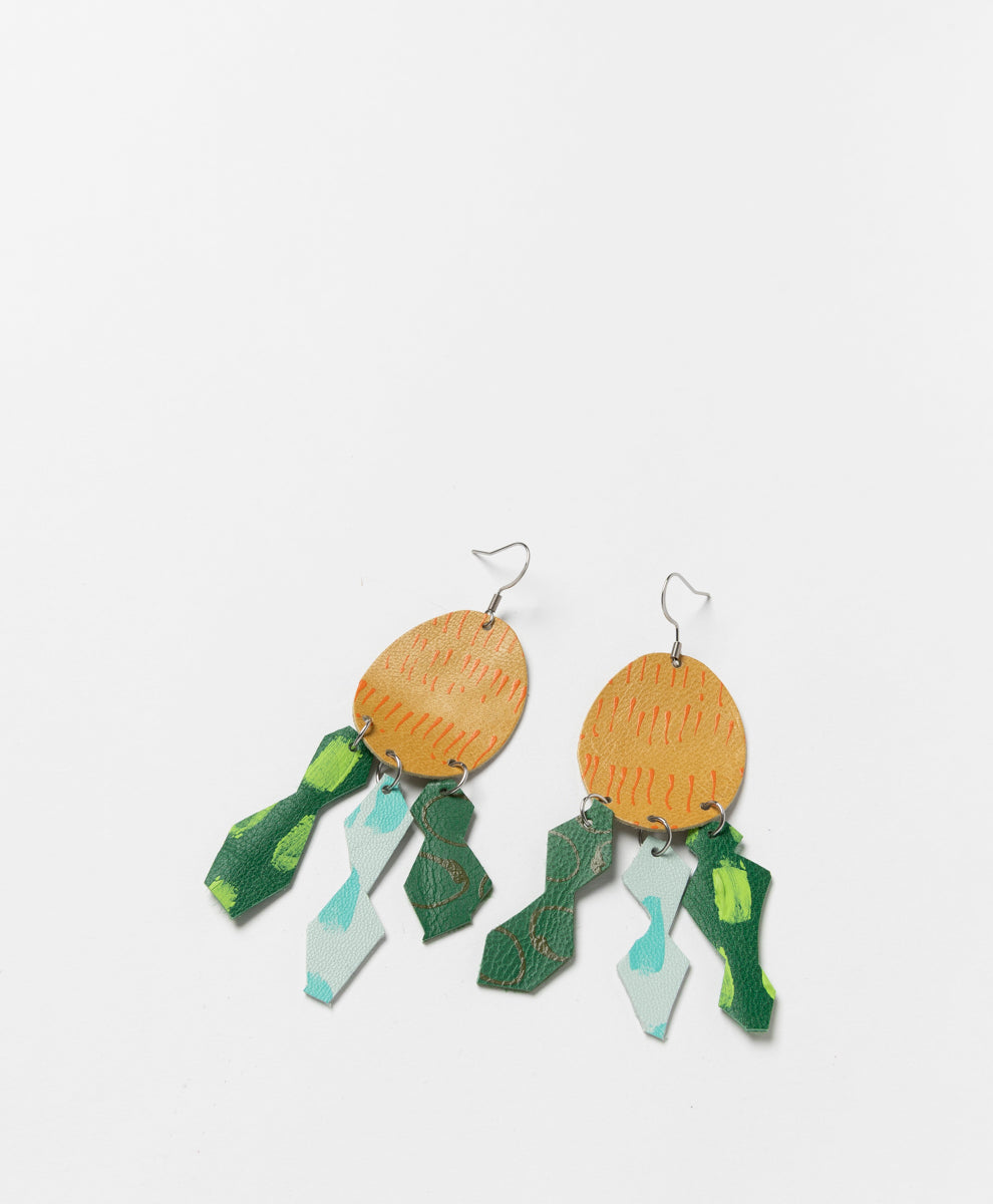 BRONWYN DAVID - BANKSIA STATEMENT EARRINGS