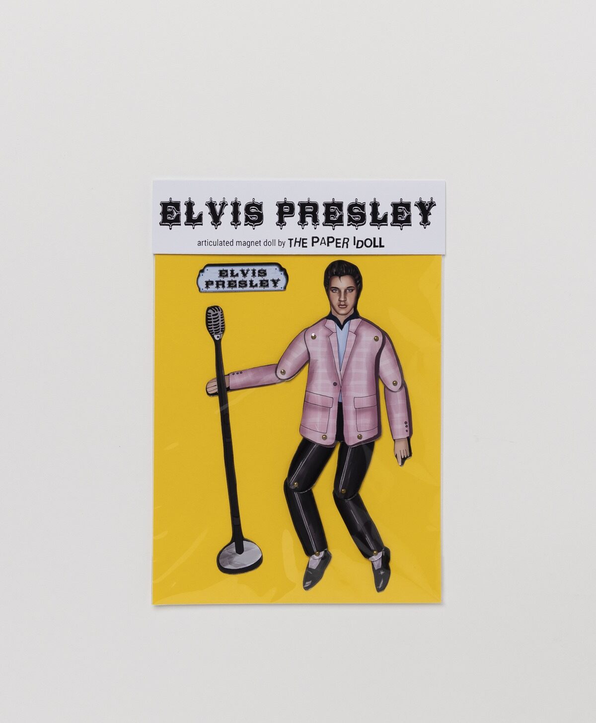 THE PAPER IDOLL - ELVIS PRESLEY POSABLE FRIDGE MAGNET