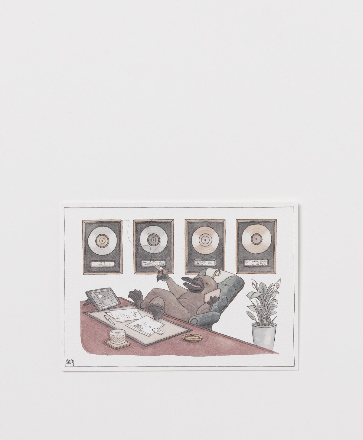 DR PLAT - ERLENMEYER ART CARD