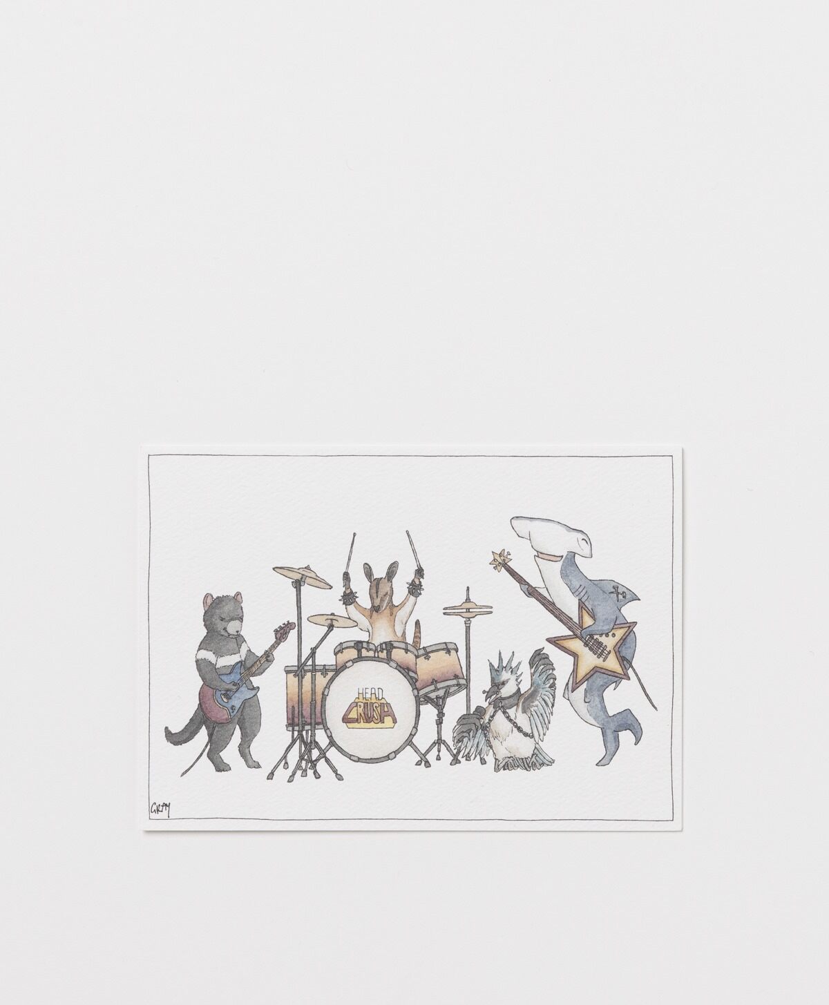 HEAD CRUSH - ERLENMEYER ART CARD