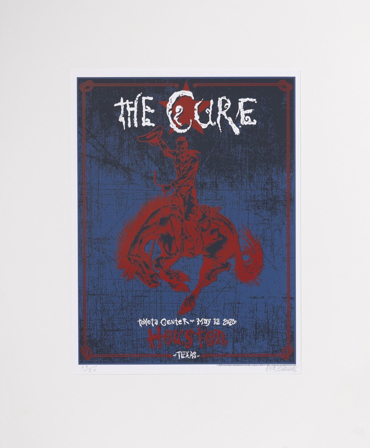 BEN BROWN - THE CURE TX 2023 SCREEN PRINT