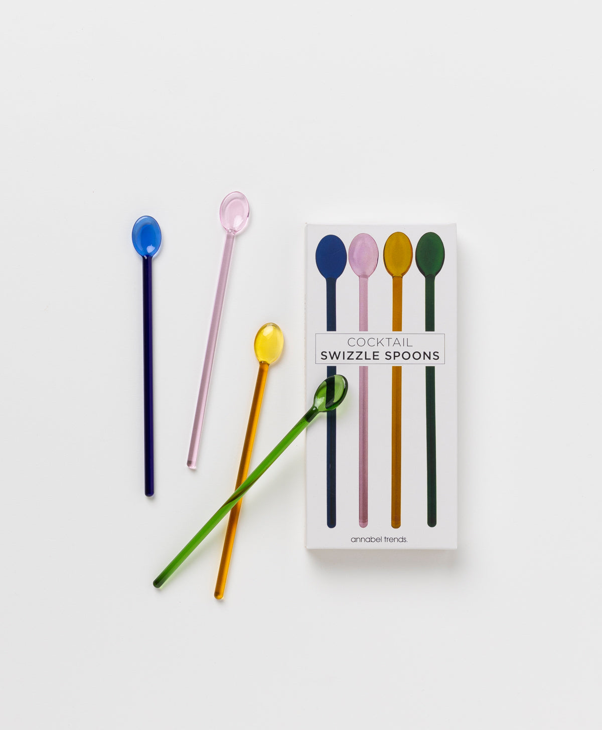 ANNABEL TRENDS - COCKTAIL SWIZZLE SPOONS - SET OF 4