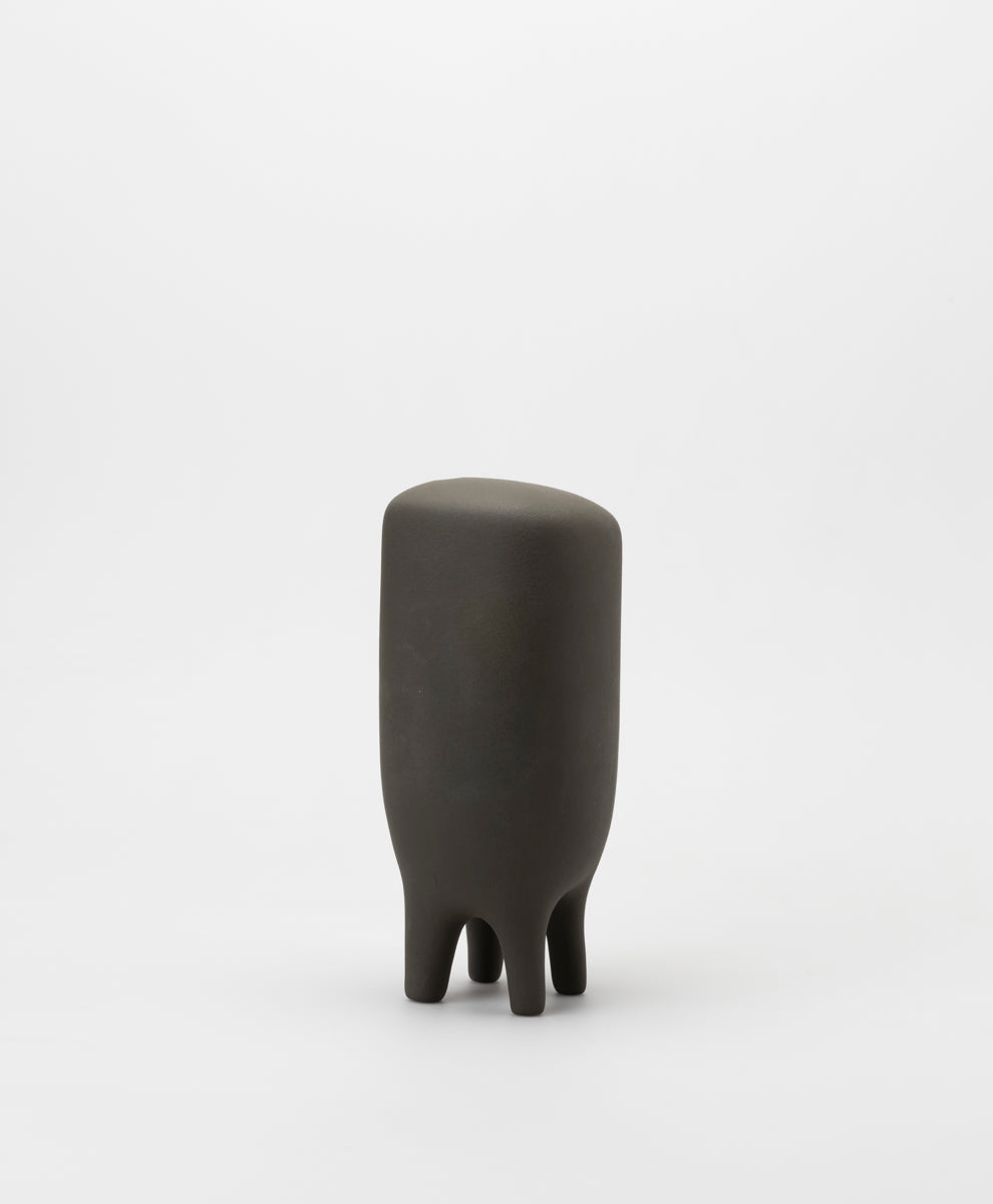 BUZZBY AND FANG - BOVINE BY NATURE VASE - TAUPE