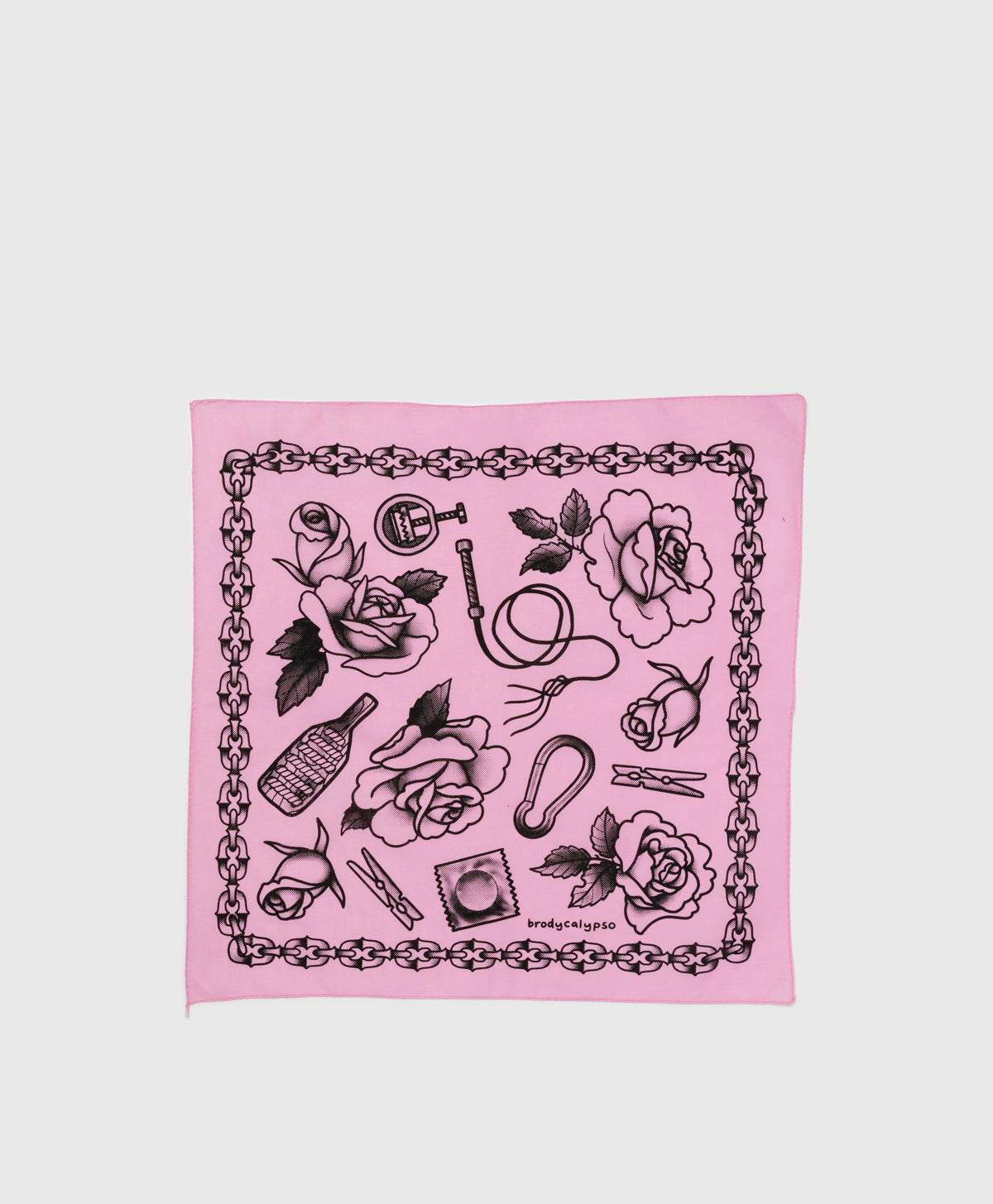 BRODY CALYPSO - ROSES HANKY - PINK