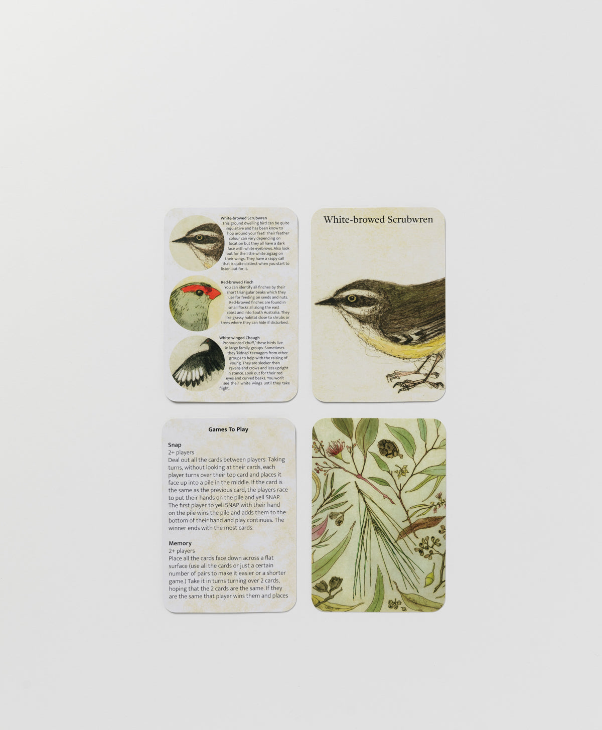 BRIDGET FARMER - THE BUSH BIRDS CARD GAME