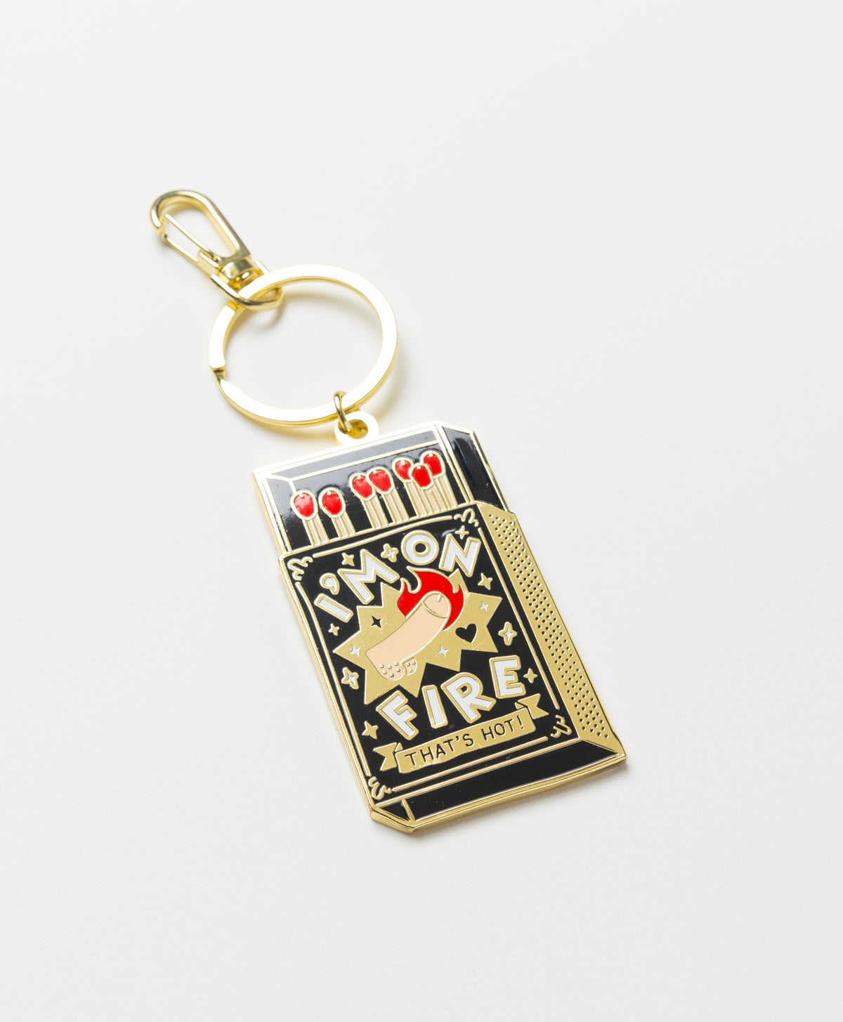 DICKS DON'T LIE - I'M ON FIRE KEYCHAIN