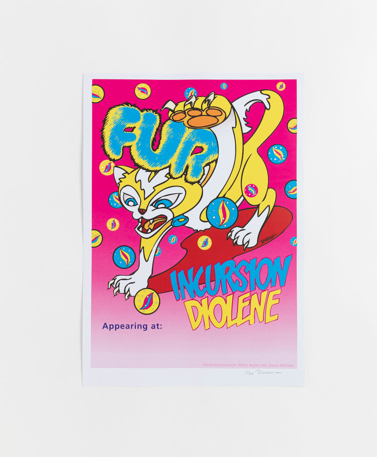 DILLON NAYLOR - FUR POSTER