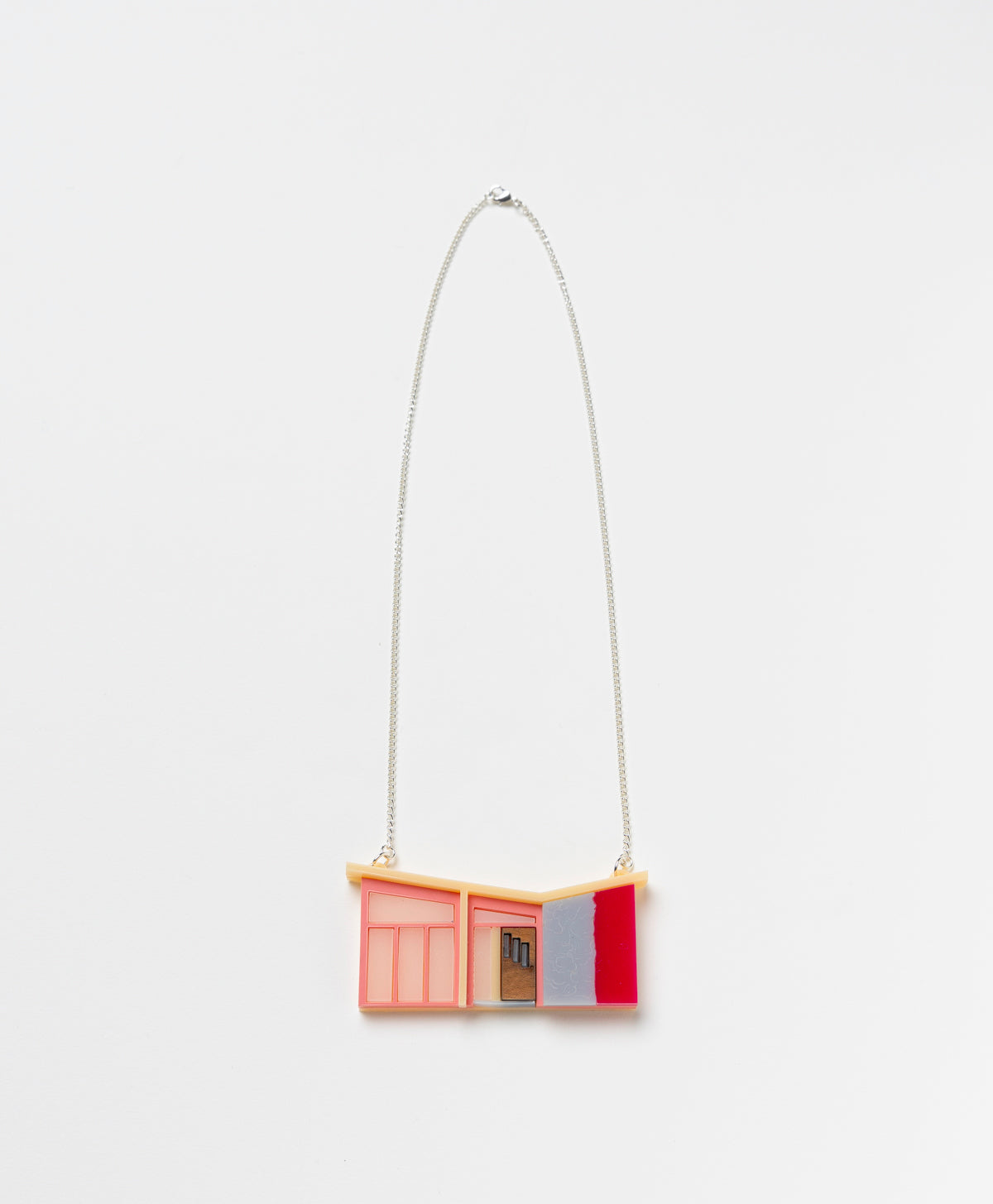FINEST IMAGINARY - PALM SPRINGS MID CENTURY HOUSE NECKLACE