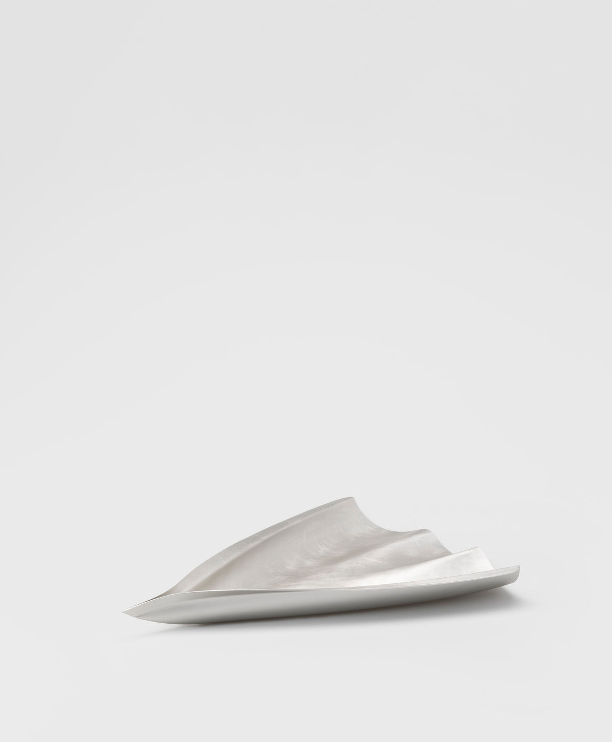 FINK AND CO - MEDIUM GINKGO PLATTER - SILVER