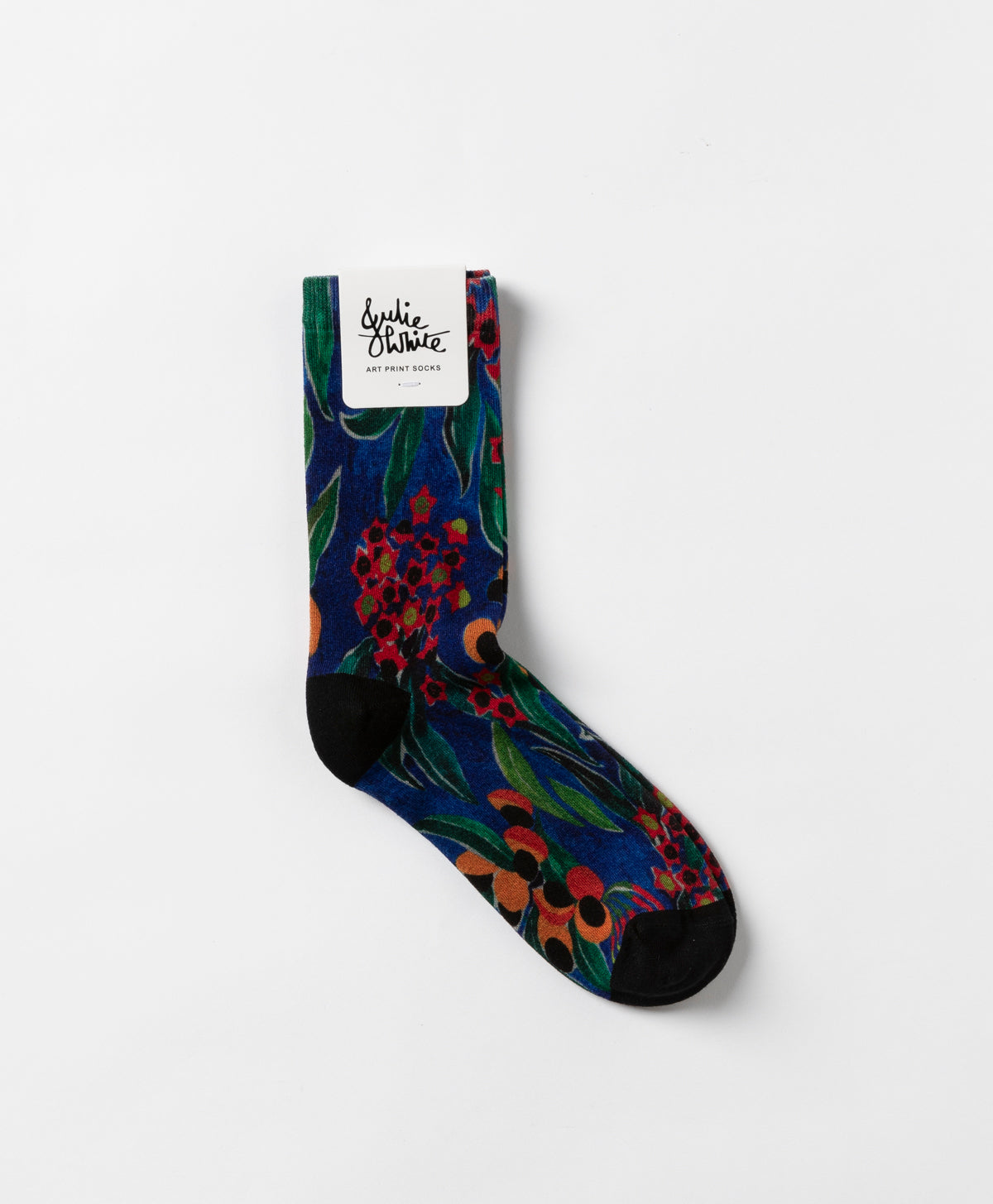 JULIE WHITE - RAINFOREST BAMBOO CREW SOCKS