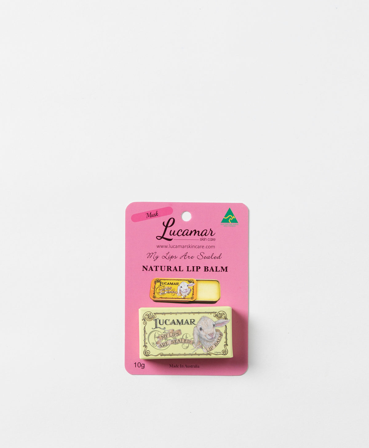 LUCAMAR SKIN CARE - MUSK MY LIPS ARE SEALED LIP BALM