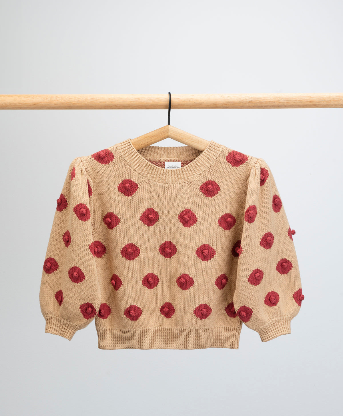 FASHION BRAND COMPANY - BEIGE NIPPLE KNIT TOP