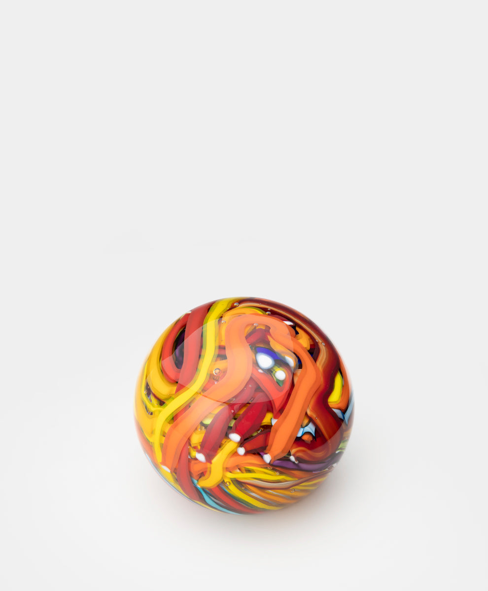 PATRICK WONG ART GLASS - PAPERWEIGHT