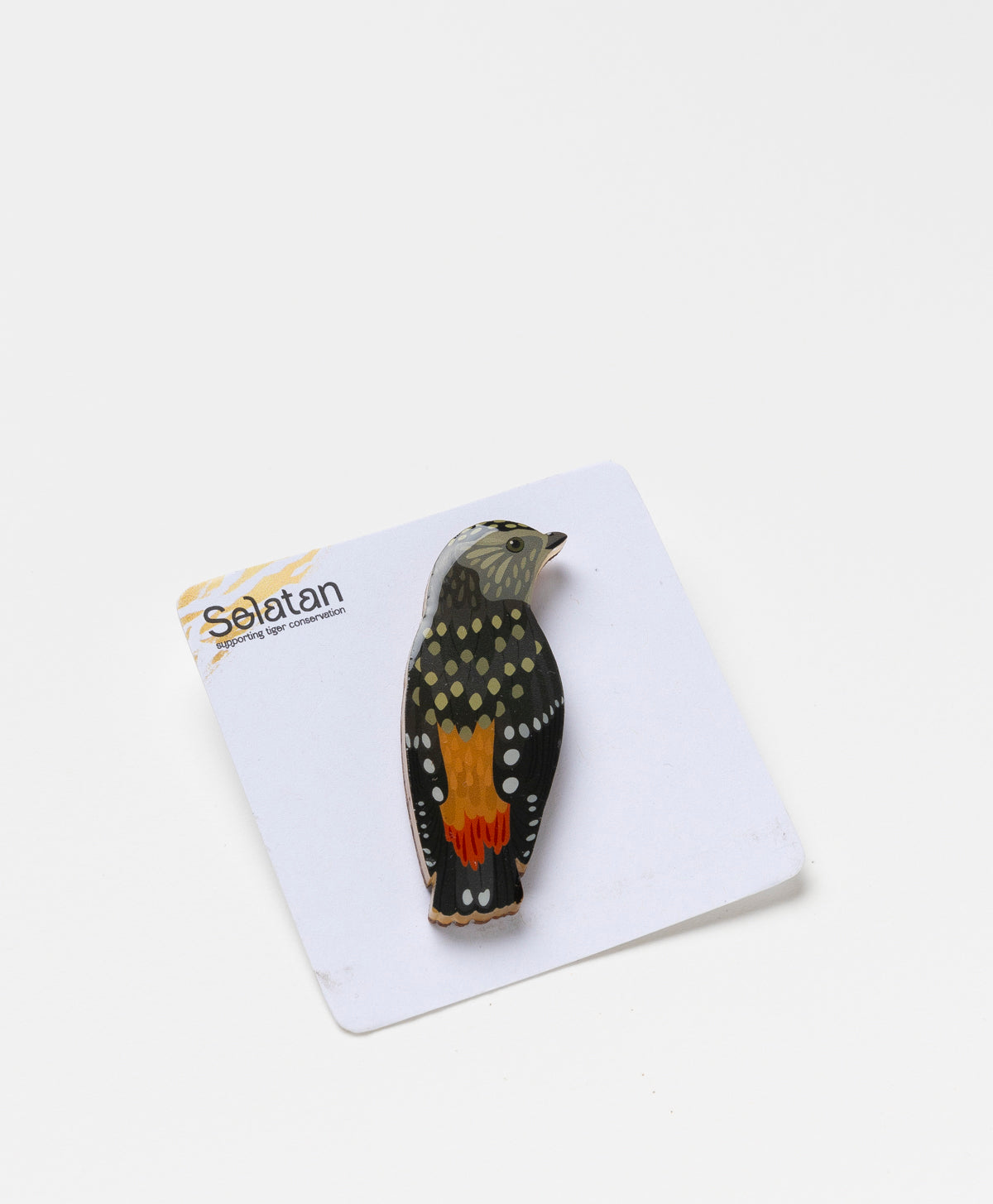 SELATAN - SPOTTED PARDALOTE BROOCH
