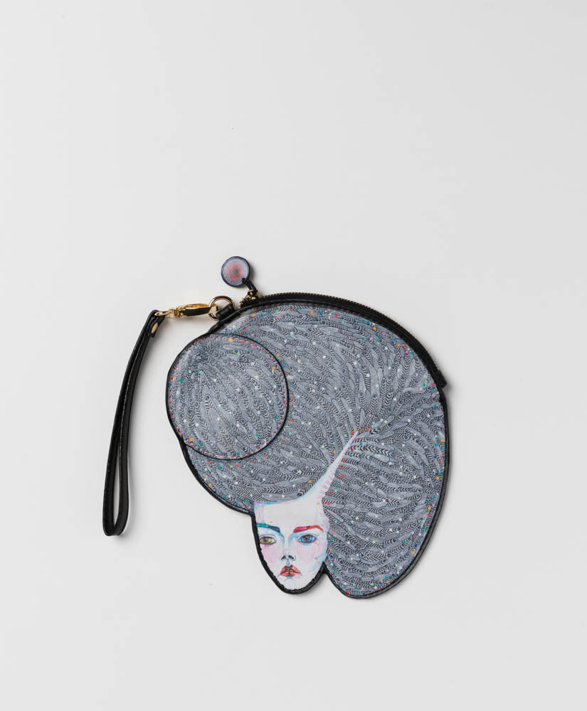 THIRD DRAWER DOWN X DEL KATHRYN BARTON THE HUMAN DRESS CLUTCH PURSE