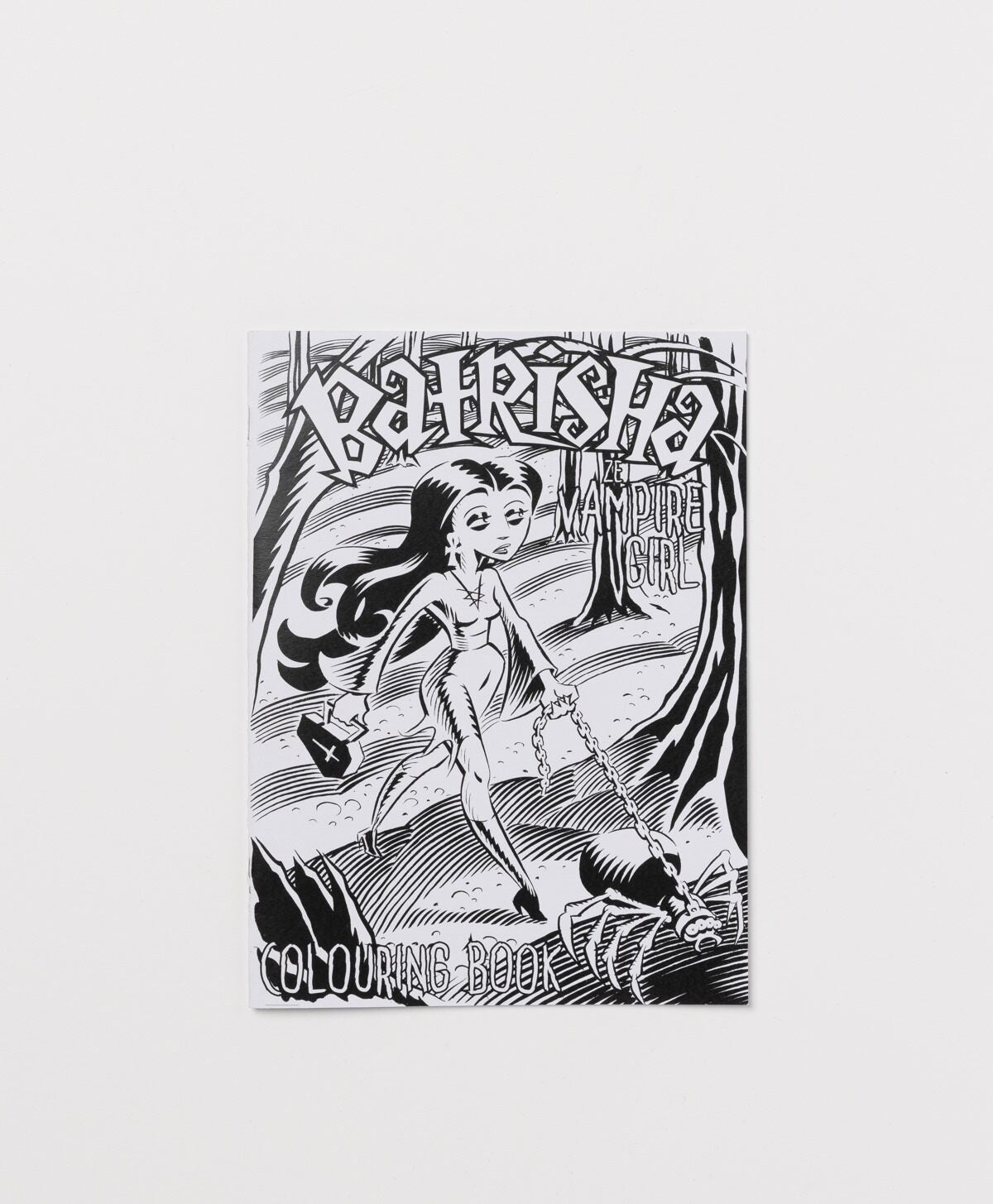 BATRISHA ZE VAMPIRE GIRL COLOURING BOOK - DILLON NAYLOR COMIC