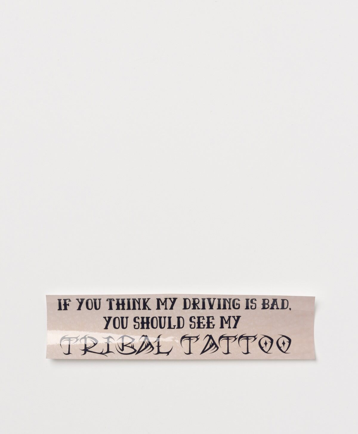 CARLA ADAMS - TRIBAL TATTOO BUMPER STICKER