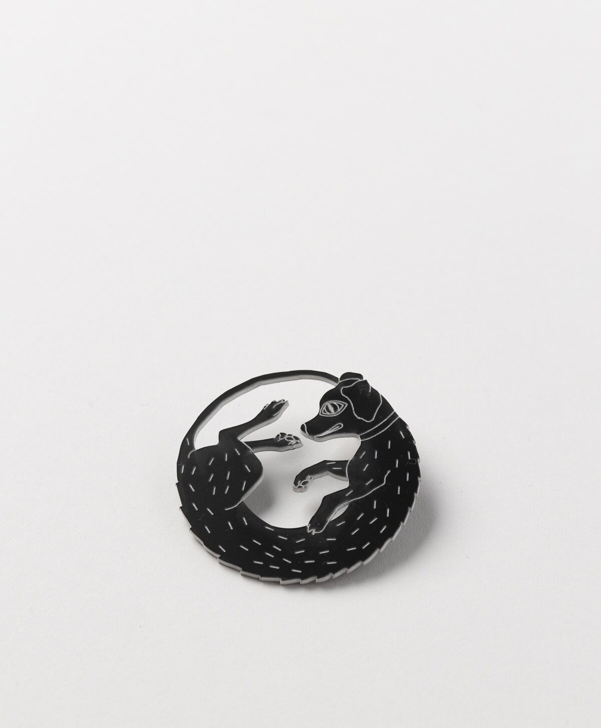 DARLING MARCELLE - BLACK DOG PIN