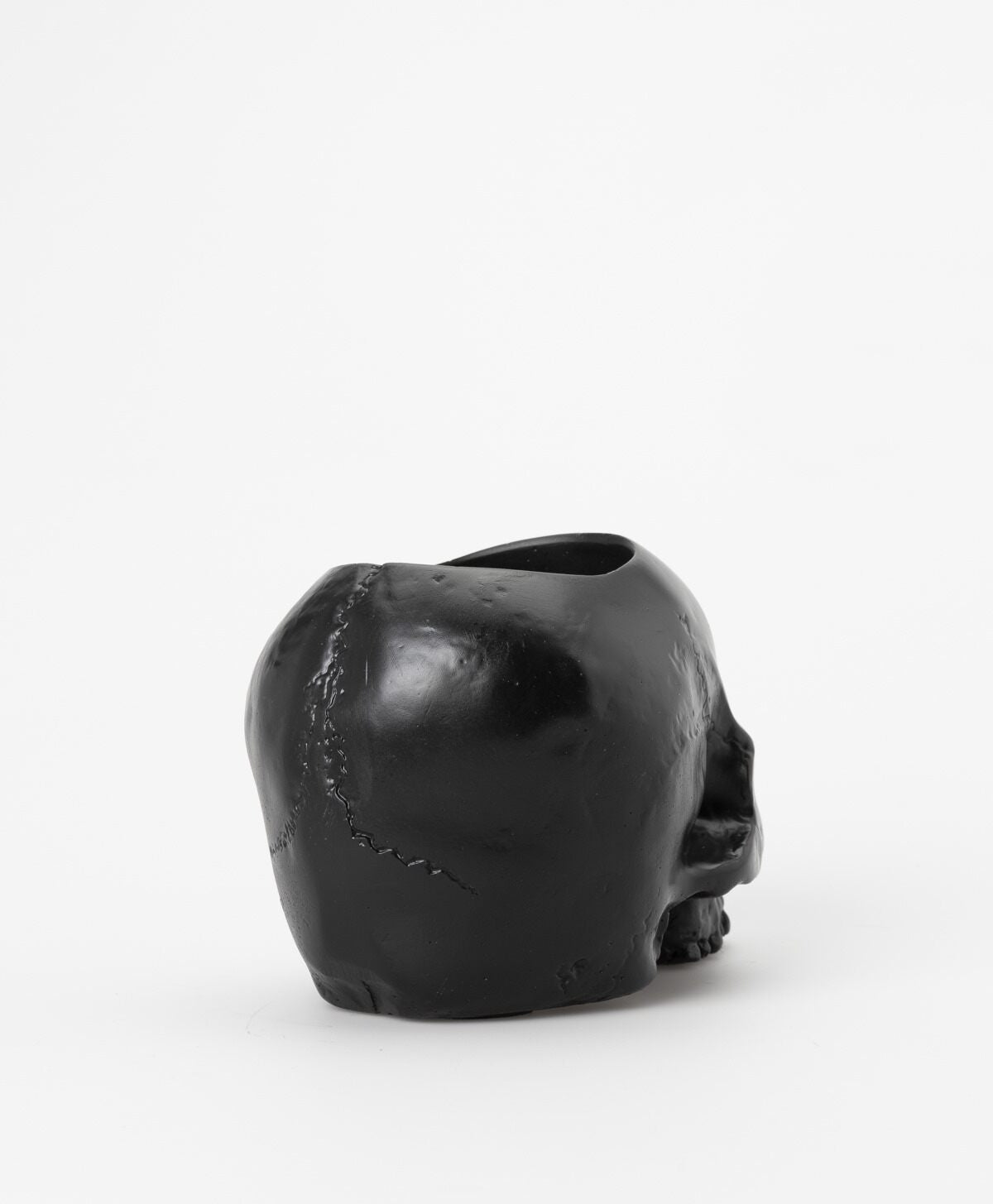 THE BLACKENED TEETH - BLACK JANE DOE SKULL POT