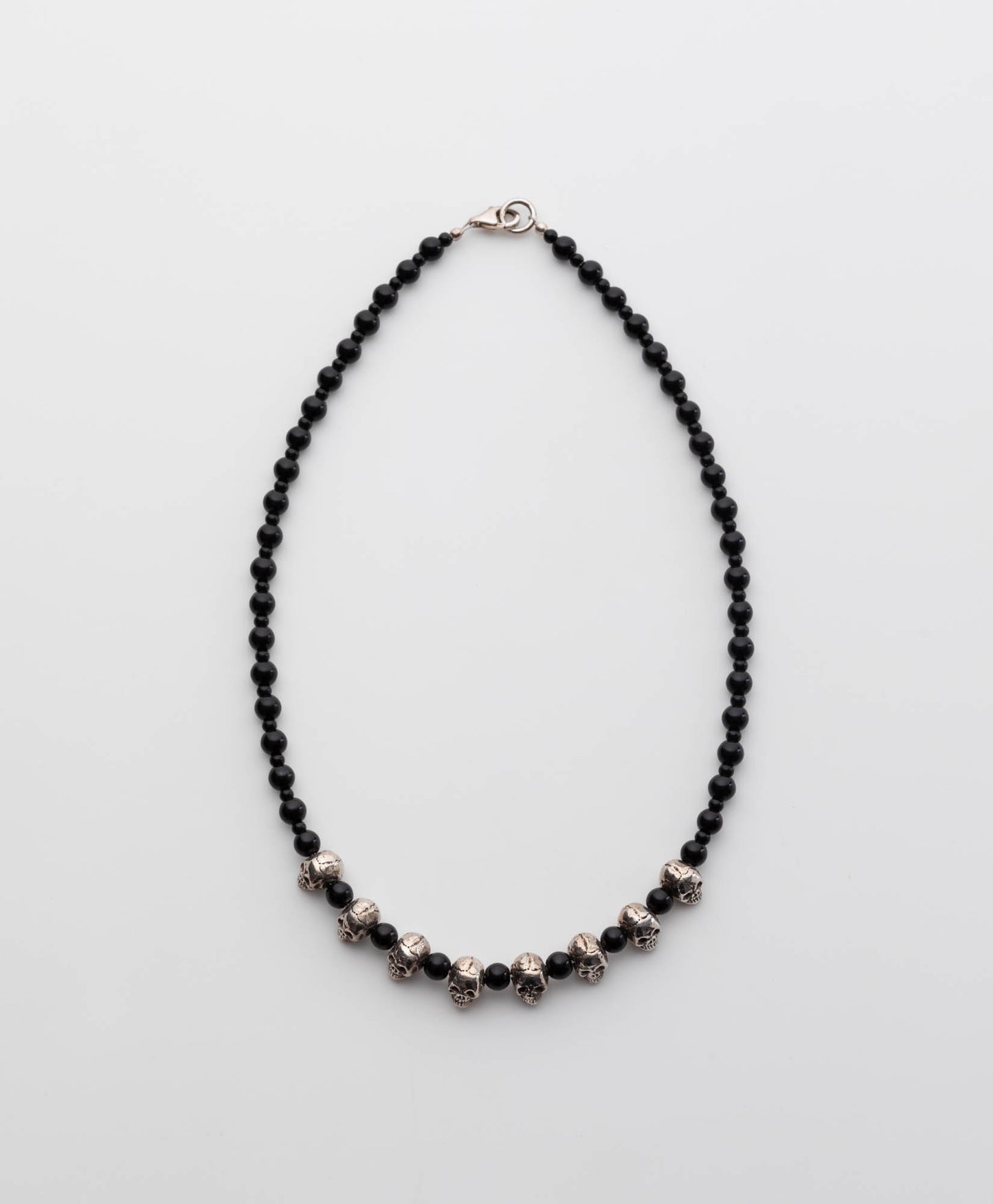HELLFIRE METALS - STERLING SILVER SKULL NECKLACE