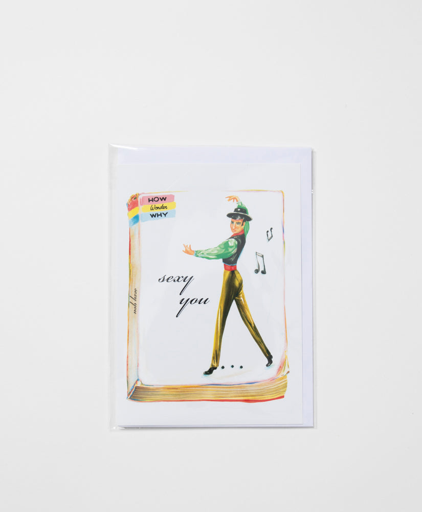 HOW WONDER WHY SEXY YOU - ANNA HOYLE CARD