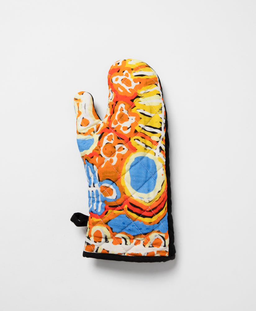 BETTER WORLD ARTS - MURDIE NAMPIJINPA MORRIS COTTON OVEN MITT