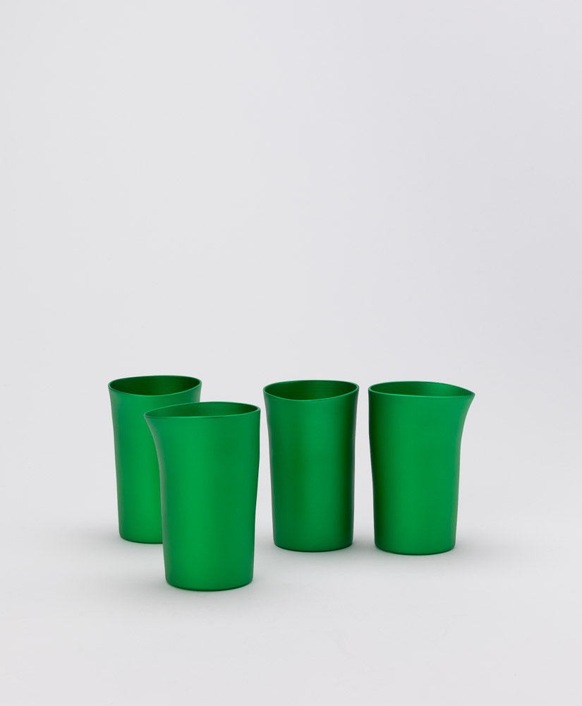 FINK AND CO - MATTE APPLE BEAKERS - SET OF 4