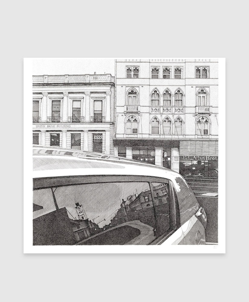 BREN LUKE - LYDIARD STREET REFLECTION OPEN EDITION PRINT