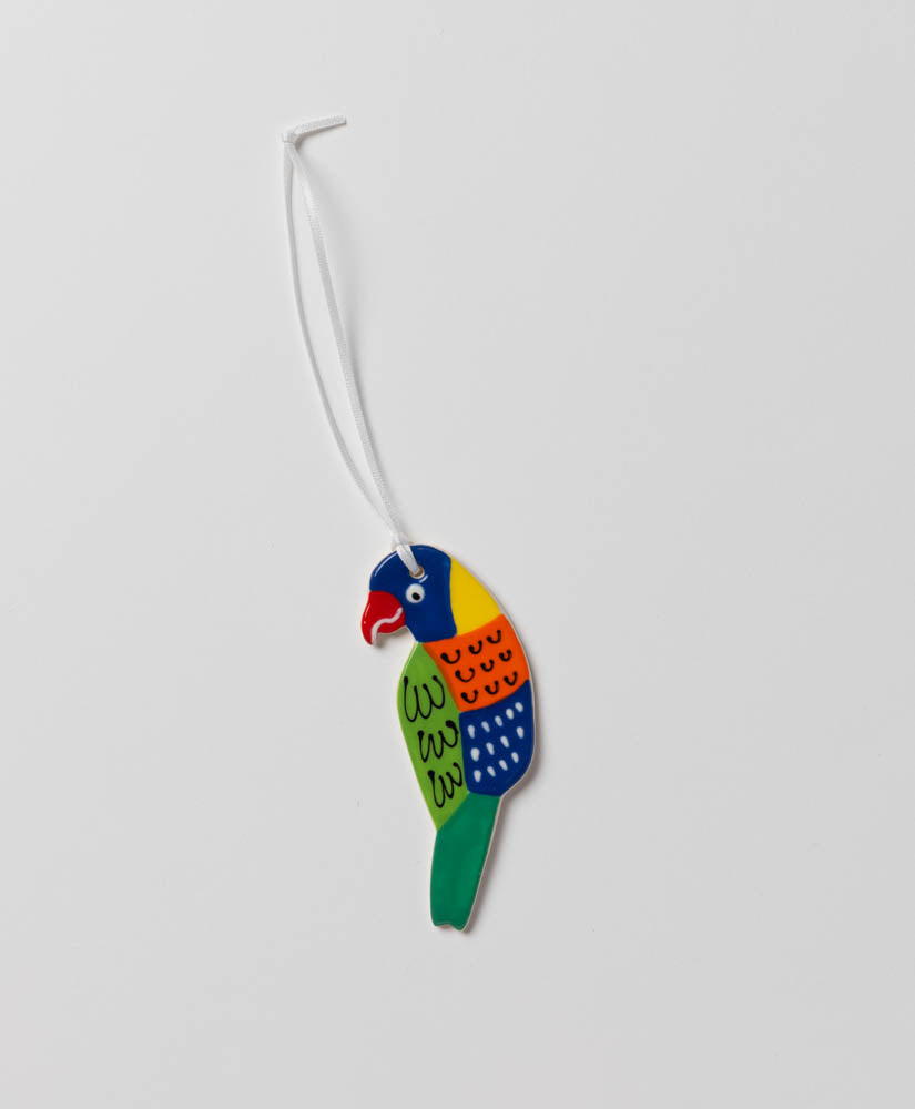 PAPER BOAT PRESS - RAINBOW LORIKEET ORNAMENT