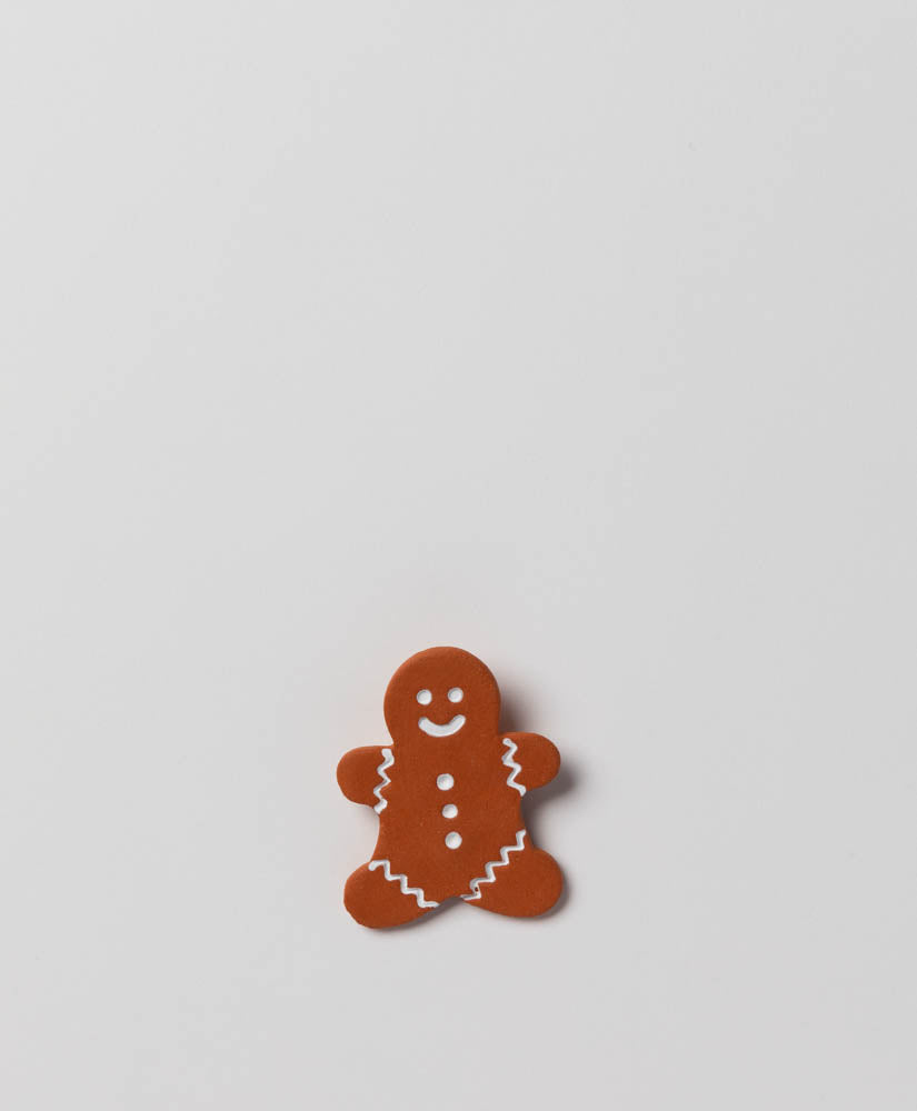 PAPER BOAT PRESS - GINGERBREAD PERSON CHRISTMAS BROOCH