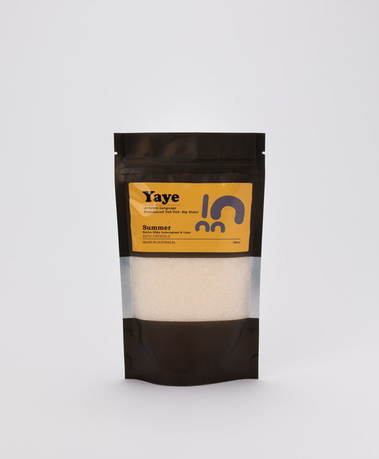 YAYE - SUMMER NATIVE SILKY LEMONGRASS & LIME BATH CRYSTALS